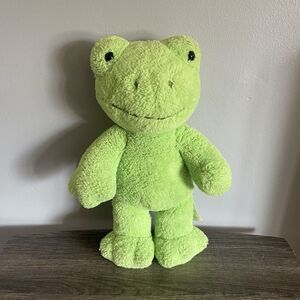 Build A Bear Spring Green Frog Retired Scented Plush Stuffed Animal Toy 16”